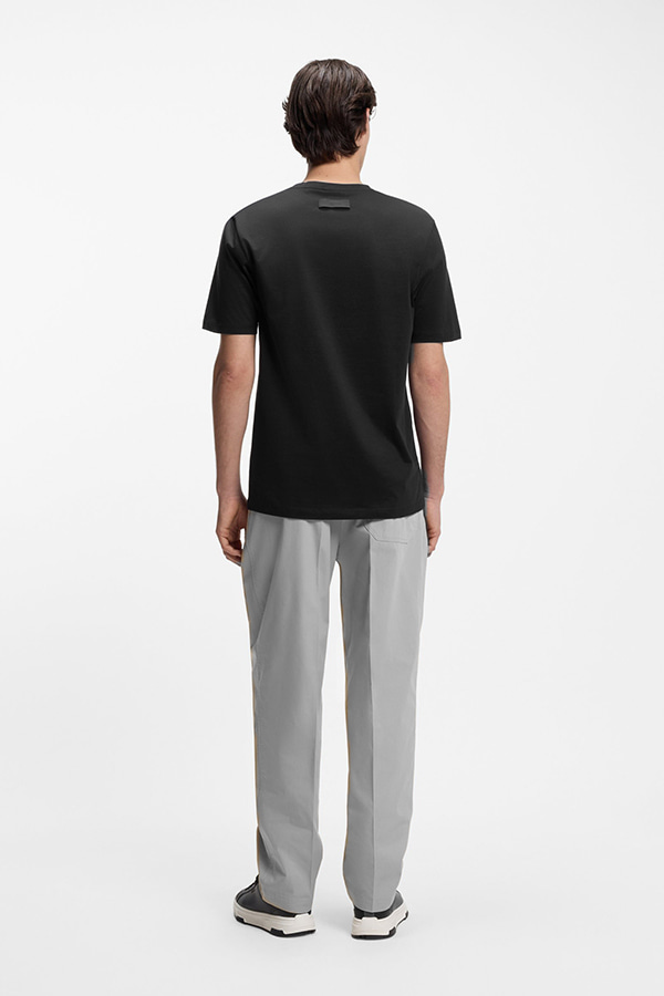 ΜΠΛΟΥΖΑ T-SHIRT HUGO - 001 ΜΑΥΡΟ